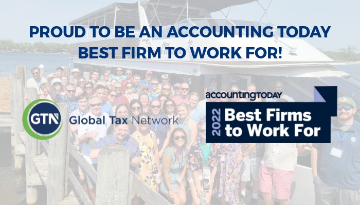 GTN Once Again Named a “Best Firm to Work For” by Accounting Today