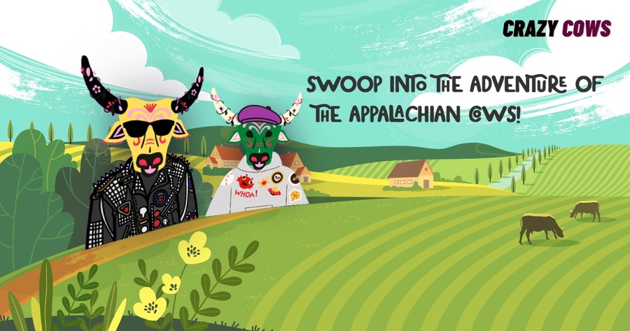Swoop into the adventure of the Appalachian cows!