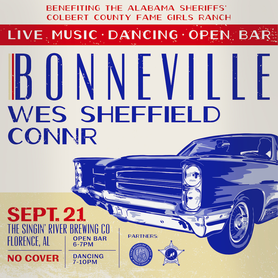 BONNEVILLE SHOWCASE BENEFITING FAME GIRLS RANCH Co-Sponsored Event by FAME Recording Studios Set For September 21st