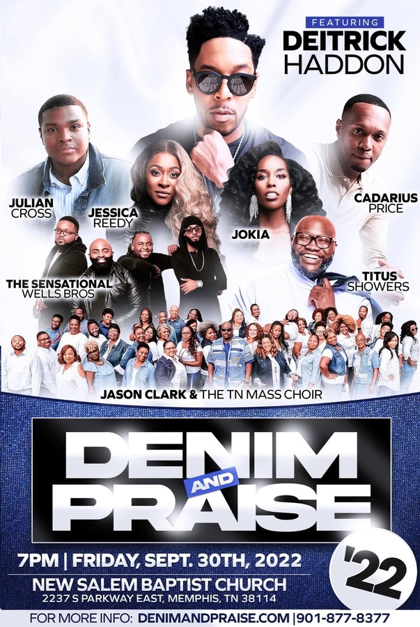 ‘Denim and Praise’ Gospel Extravaganza Returns to Memphis, Honoring Teachers Along the Way