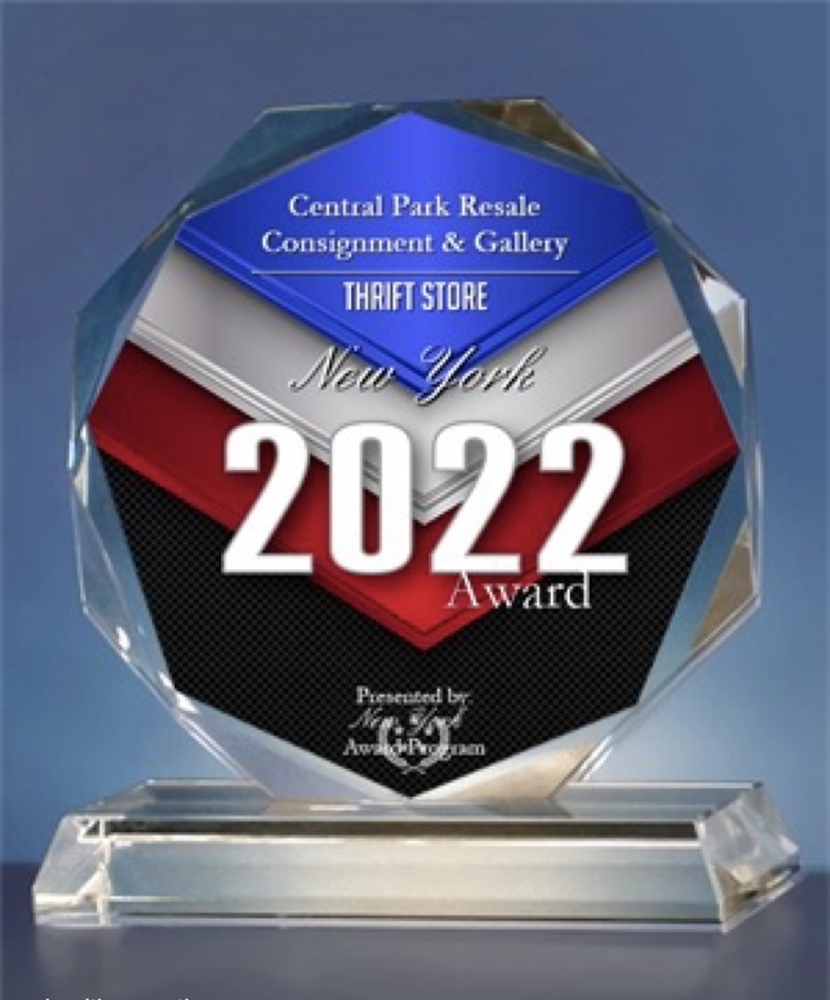 Central Park Resale Consignment & Gallery Receives Award for Best Thrift Store in New York