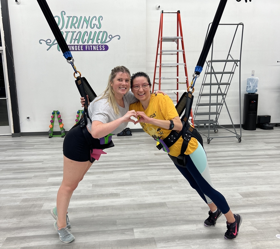 Arlington Gets in Shape at Strings Attached Bungee Fitness