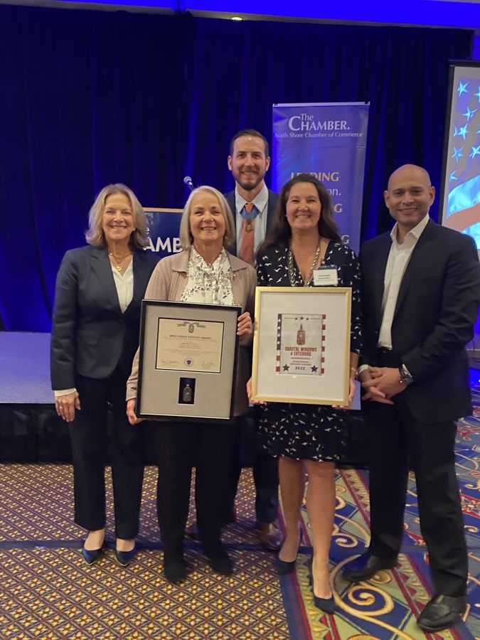 Coastal Windows & Exteriors Chosen as Honoree for the 2022 Minuteman Service Award