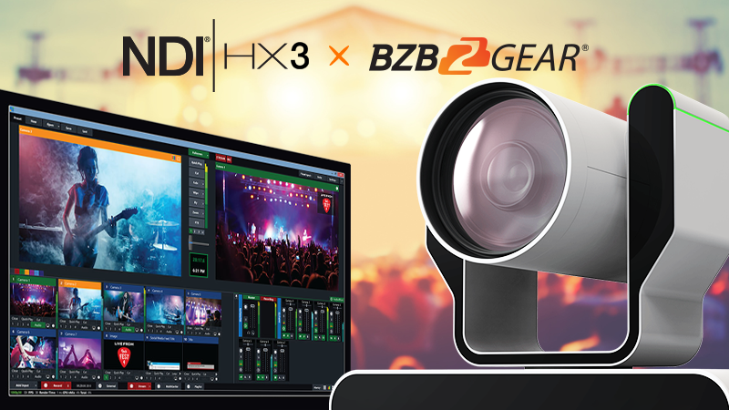 Next-Gen 4K Auto-Tracking PTZ Camera Now NDI®|HX 3 Certified