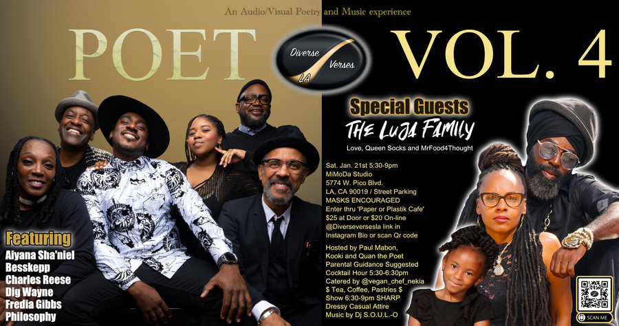 Charles Reese Set to Perform Live During POET Volume 4 at MiMoDa Studios in Los Angeles