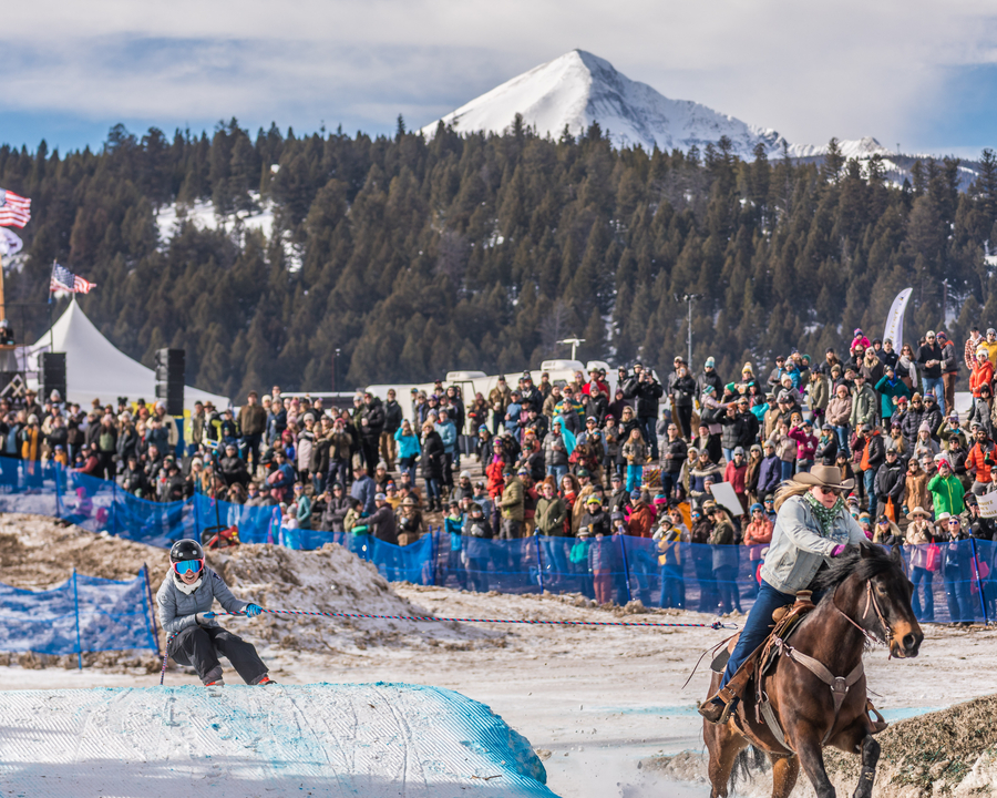 The 5th Annual Best In The West Skijoring Competition: Big Sky, Montana, The Best Skijoring Teams In North America Gather To Test Their Skill & Grit To See Who Will Be Crowned The Best In The West