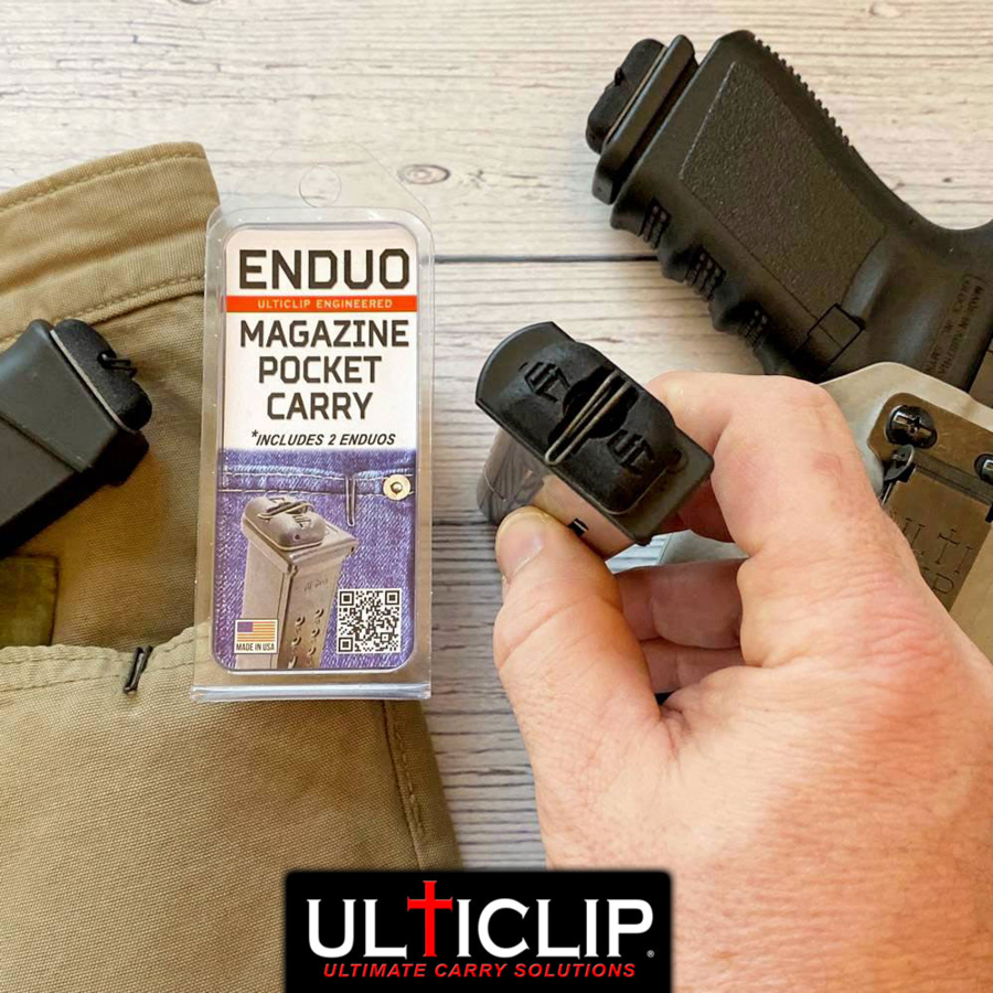 ULTICLIP ENDUO – WORLD’S FIRST INTEGRATED MAGAZINE CARRY SOLUTION