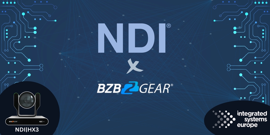 Experience the Best in NDI|HX3 PTZ cameras at ISE 2023 with BZBGEAR’s live demonstrations