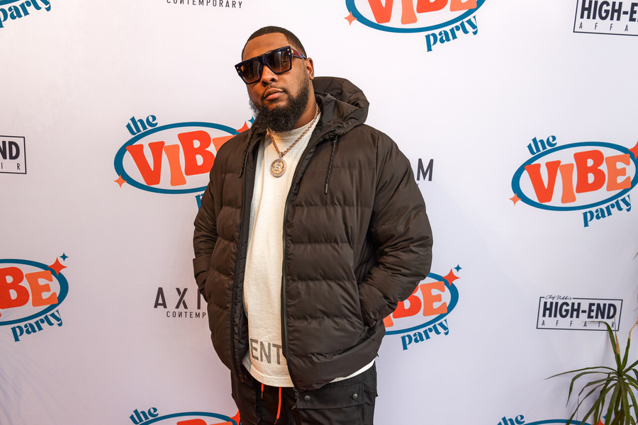 The Vibe Party, Featuring the “Big Game Exhibition,” was Held Ahead of the Super Bowl in Phoenix