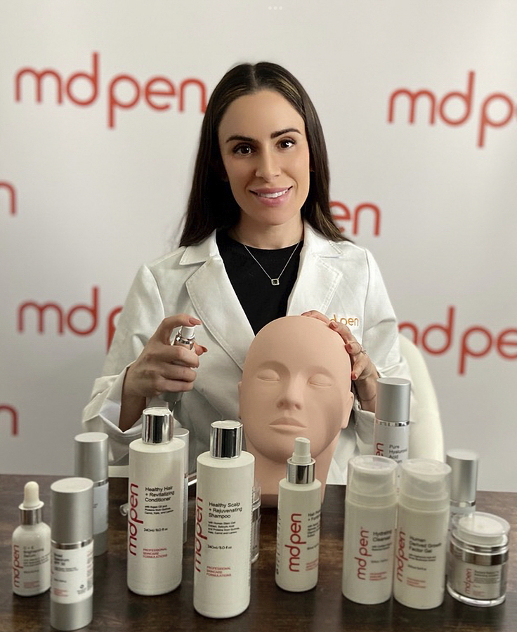 MDPen Brand Educator Alexandra Moore Burns has been Selected As The Best Brand Educator by Dermascope Magazine for 2023