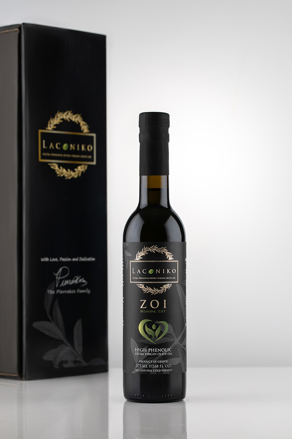 Laconiko Injects Life into the Olive Oil Industry. Introduces “ZOI” an Ultra High Phenolic Extra Virgin Olive Oil