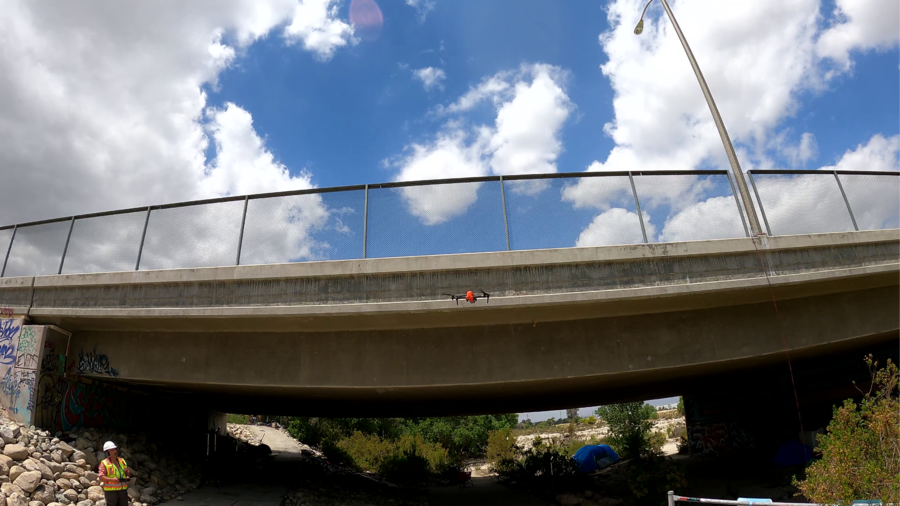 UAS Center at SBD Supports Drone-Enabled Bridge Inspections
