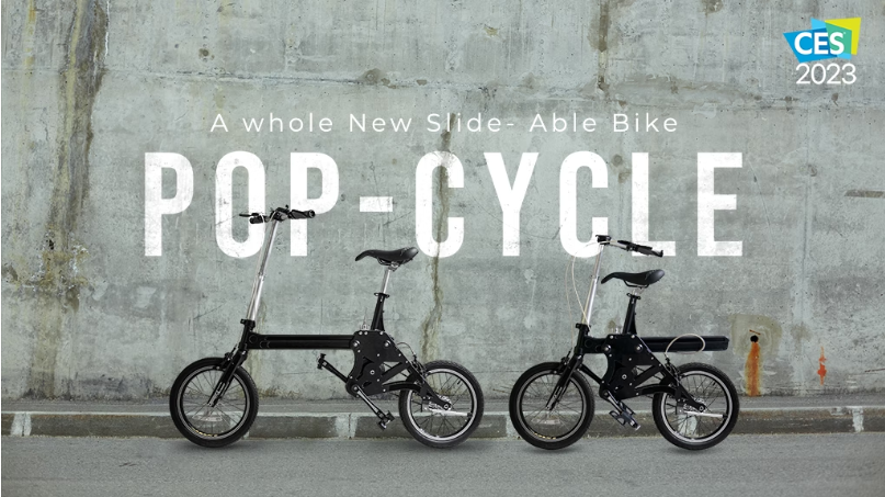 POP-CYCLE, the revolutionary folding bicycle that makes commuting and outdoor adventures easier than ever