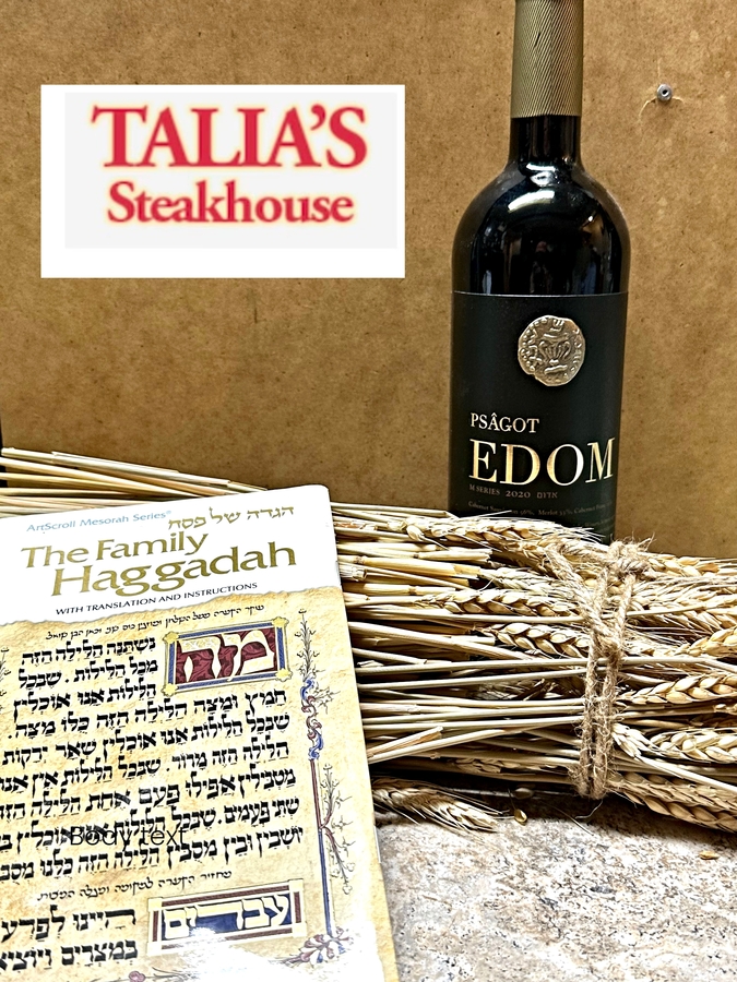 Glatt Kosher Passover Seders 2023 at Talia’s Steakhouse & Bar, NYC Kosher Restaurant in Manhattan