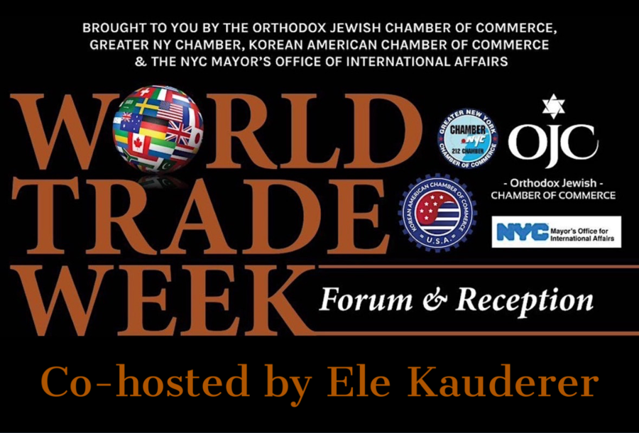 The Greater NY Chamber of Commerce to host International World Trade Week 2023 with Co-host Eleazar Kauderer