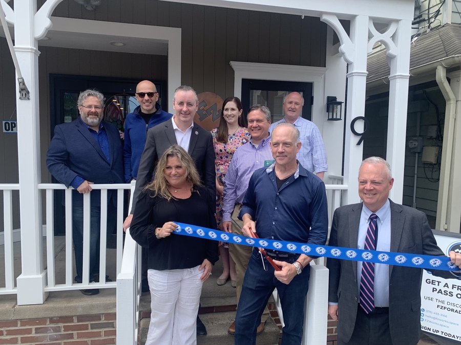 Co-work Space FZ Works Officially Welcomed to Yardley Borough by Congressman Brian Fitzpatrick at Ribbon Cutting Ceremony