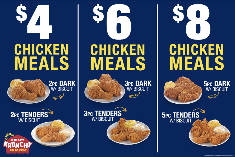Special Value Meals Launch at Krispy Krunchy Chicken®