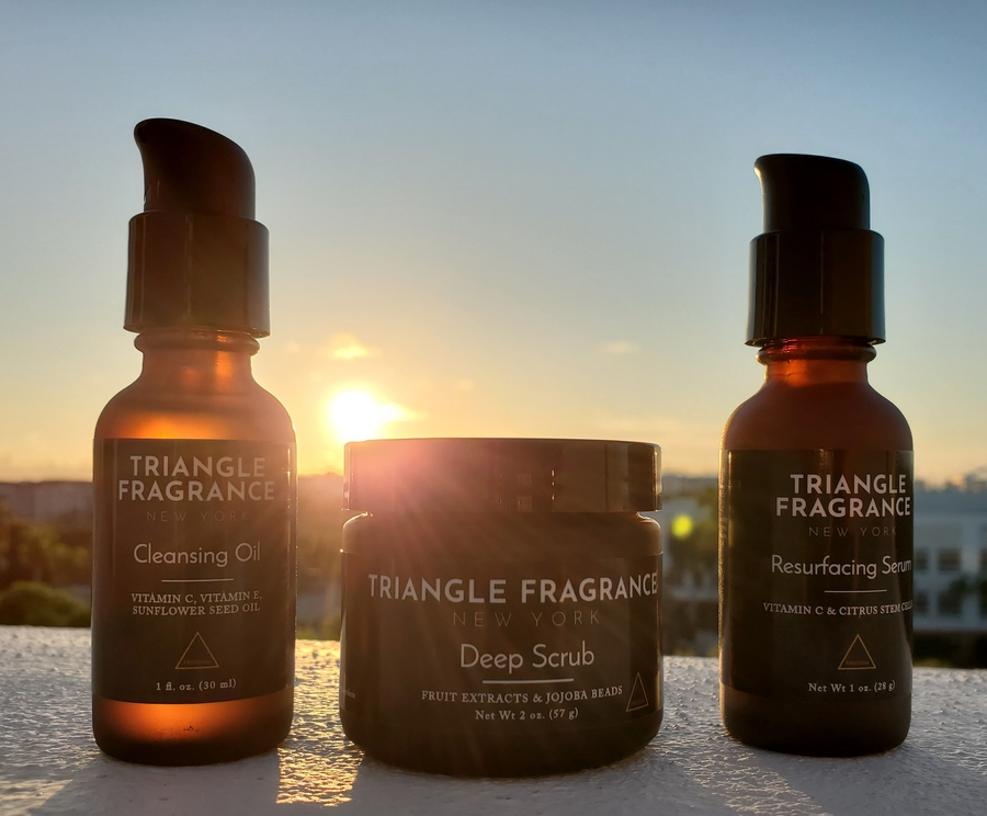 Veteran Owned Triangle Fragrance Introduces Clean Beauty Skincare for Men and Women, Made in USA