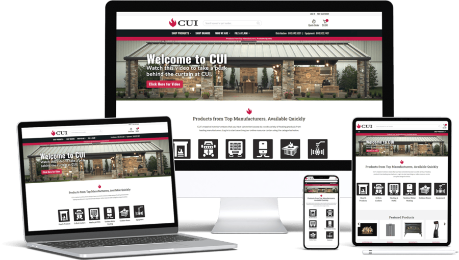 CUI Fuels 75% Growth with B2B eCommerce Website