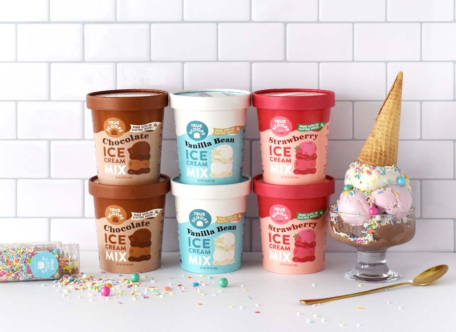 True Scoops Ups the Easy in Ice Cream with Make-it-Yourself Mixes