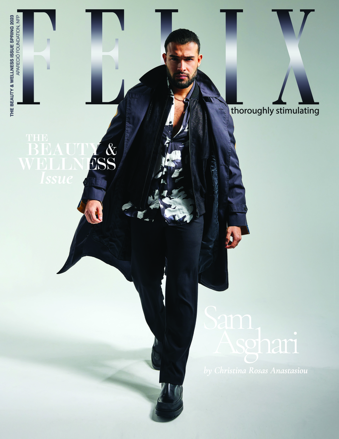Apareció Foundation’s Felix Magazine releases new issue focusing on Wellness & Beauty featuring Sam Asghari