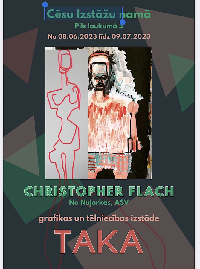 Flach’s Solo Exhibition TAKA joins more than ten centuries of Latvian cultural history in the Castle city Center’s Exhibition Hall