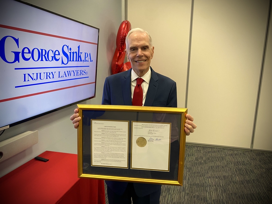 Honoring George Sink: South Carolina Senate Recognizes a Lifetime of Dedicated Service