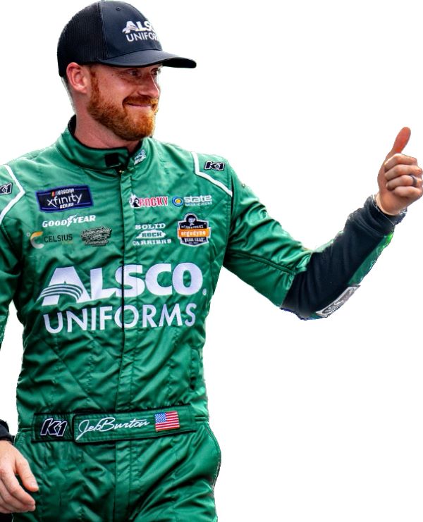DOUBLE-HEADER THIS WEEKEND FOR ALSCO UNIFORMS AS THE PRIMARY SPONSOR FOR JEB BURTON AND NASCAR XFINITY SERIES RACE AT ALTANTA MOTOR SPEEDWAY