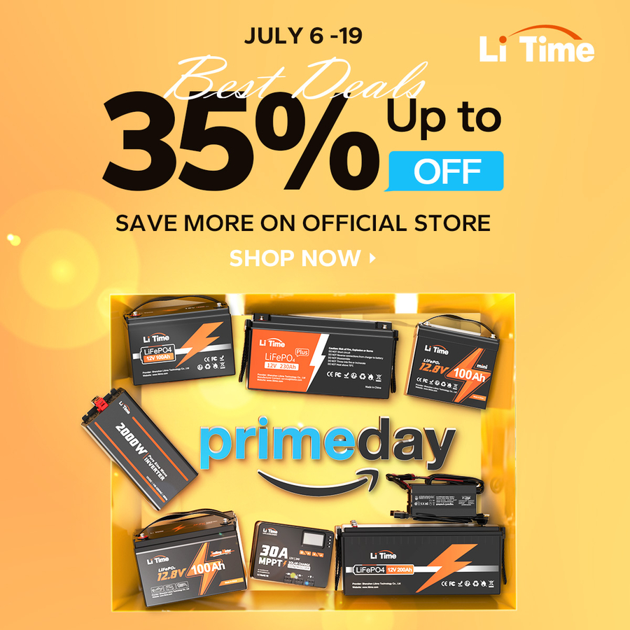 Celebrate LiTime Prime Day with Some of the Best Energy Storage Deals Ever