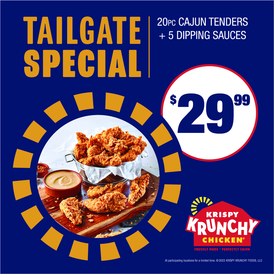 Krispy Krunchy Chicken® Announces NEW Limited-Time Offers