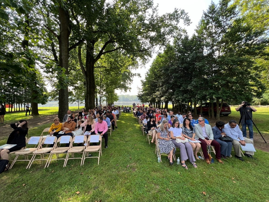 Pennsbury Manor Hosts U.S. Citizen Naturalization Ceremony for 43 Individuals Representing 26 Countries Across the Globe