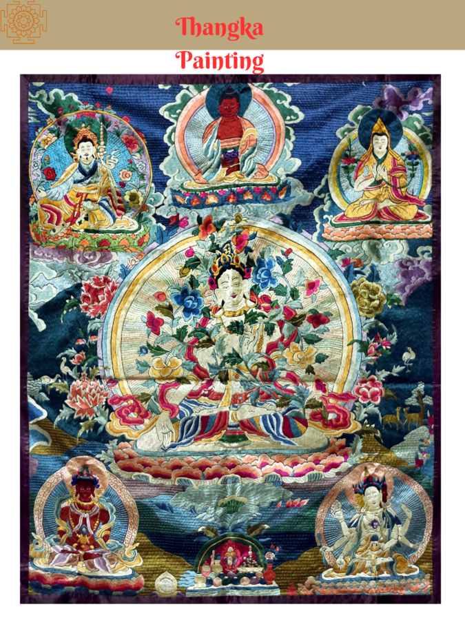 Add a Mesmerizing Spiritual element To The Home Decor With The Thangka Paintings From Exotic India Art