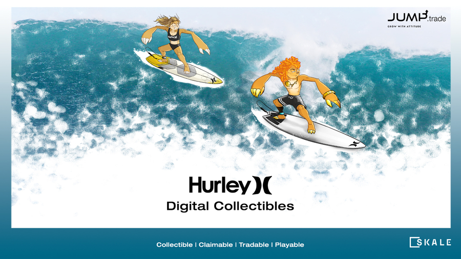 Hurley – the renowned surfing brand mints its NFTs on SKALE Blockchain – Drops on Jump.trade on August 30th