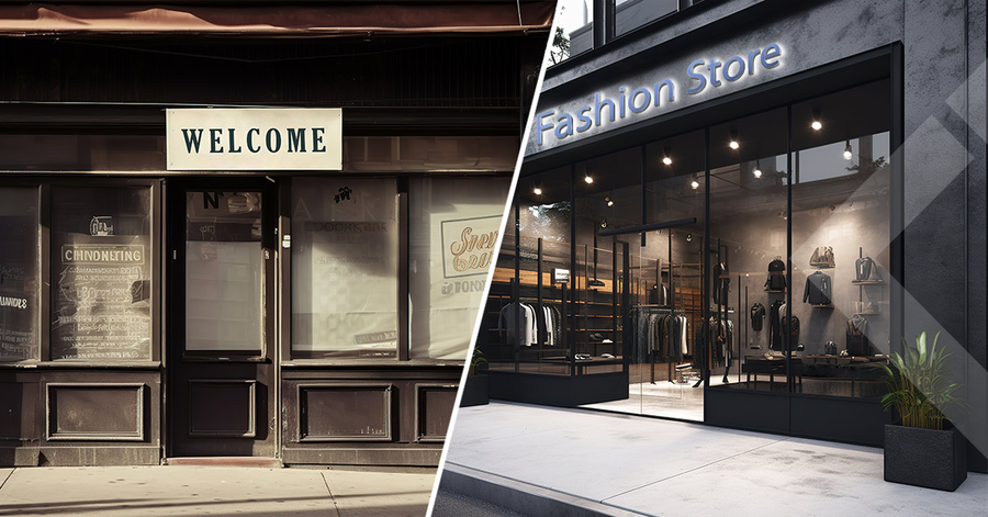 The Evolution of Retail Store Design Over Time: Front Signs Reveals Its Findings