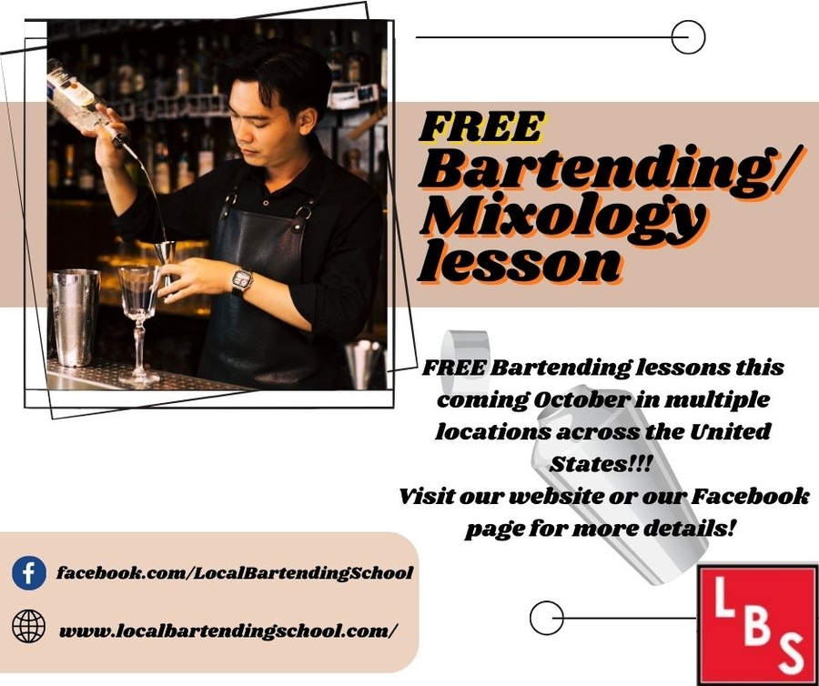 Join the Bartending Revolution: FREE Lessons Nationwide with Local Bartending School
