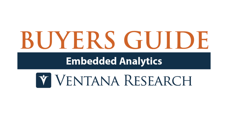 Ventana Research Releases Buyers Guide for Embedded Analytics