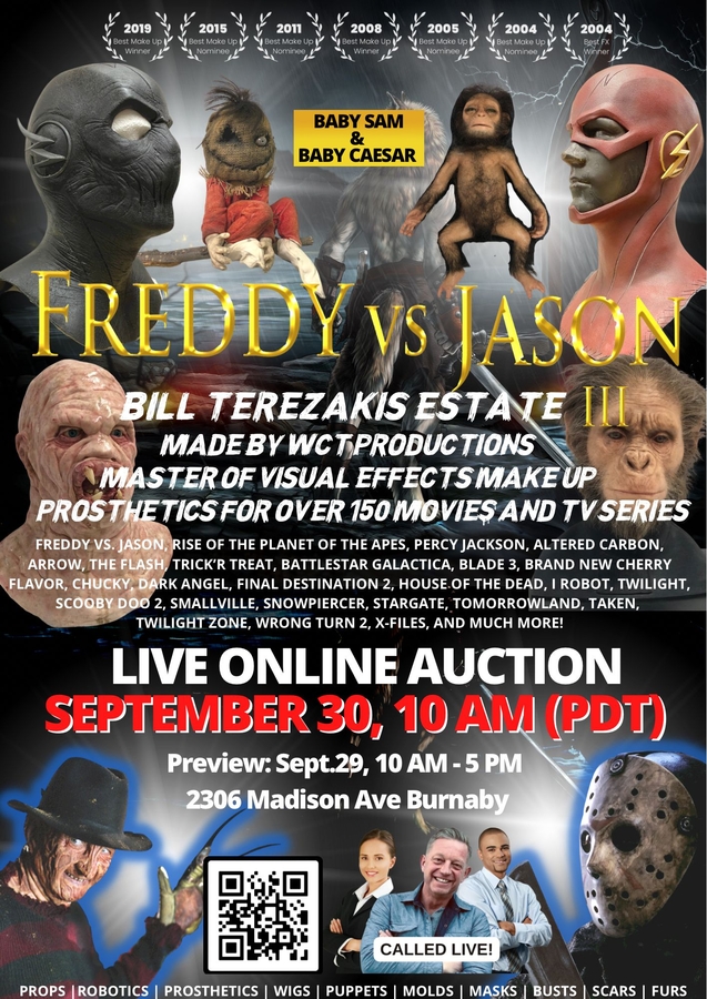 Largest Special Effects Auction in North America called by Jeff “The Liquidator on its 3rd Auction