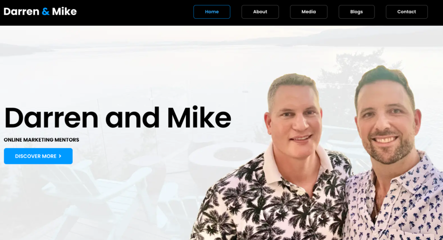 Introducing the New Website by Darren and Mike Dream Team