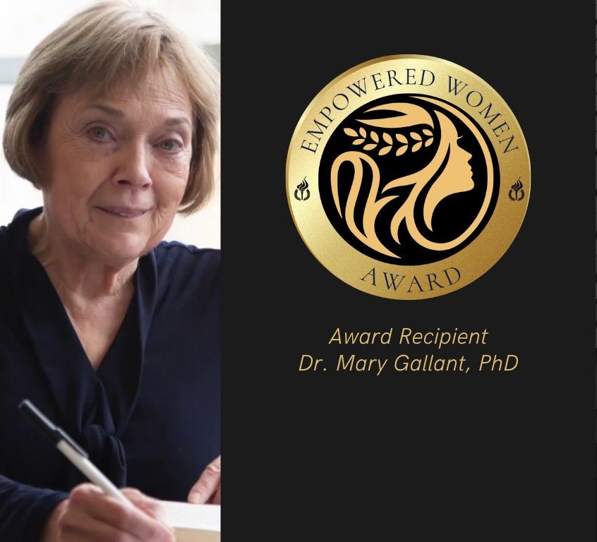 Dr. Mary Gallant, Ph.D. is the Recipient of the Empowered Women in Education Award