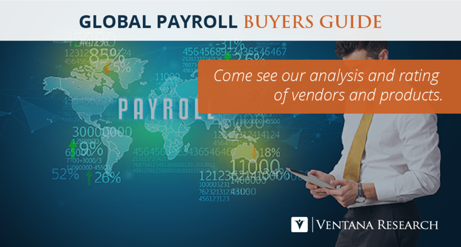 Ventana Research Releases Buyers Guide for Global Payroll Software