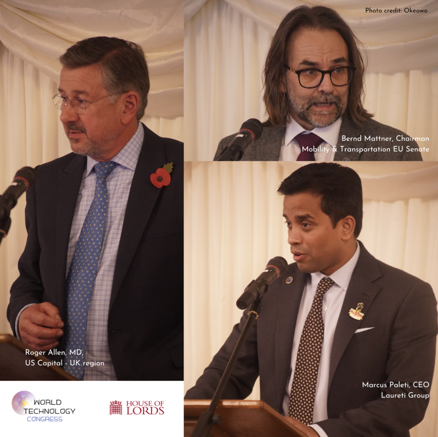 Passenger-Centricity, Autonomous Technologies and Data Privacy and Security: World Technology Congress at the House of Lords, UK Parliament