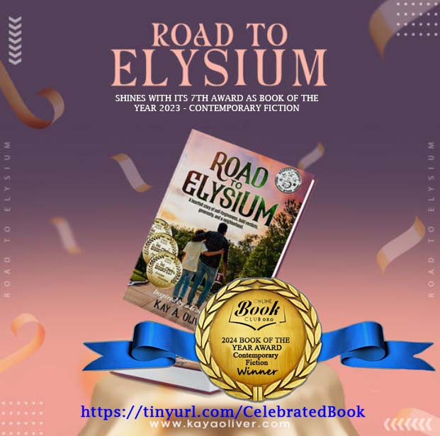 Onlinebookclub.org Reveals “Road to Elysium” by Kay A. Oliver as Book of the Year 2023 Winner
