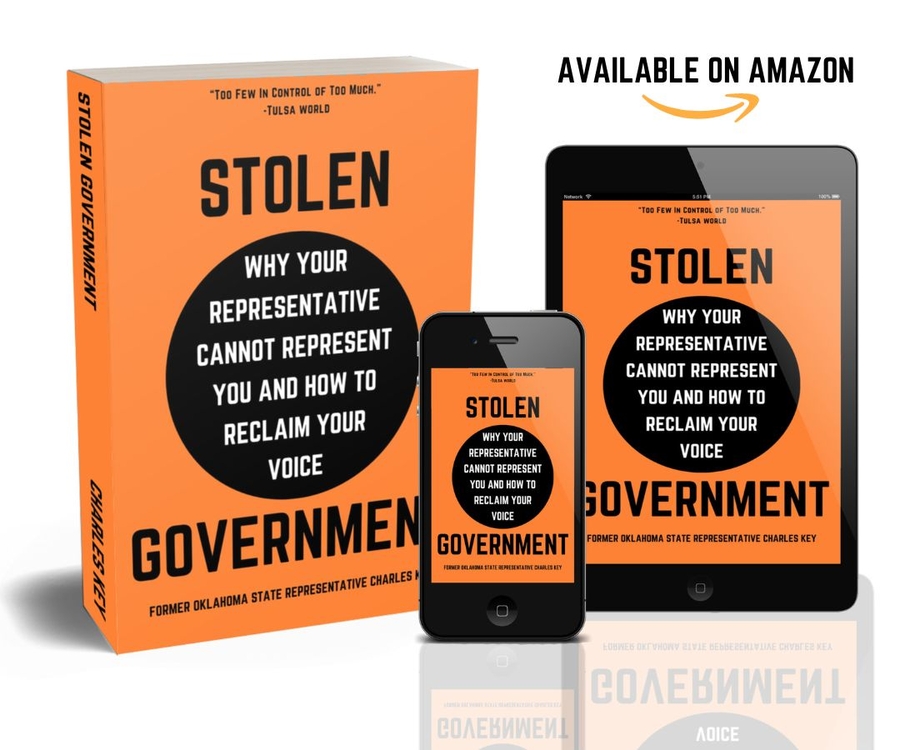 Rep. Charles Key Unveils Provocative New Book: “Stolen Government”