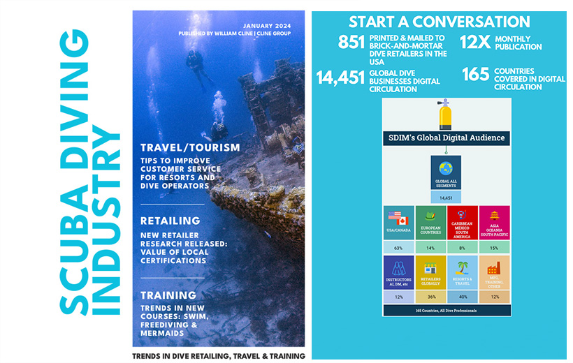 Scuba Diving Industry Magazine’s January Premier Issue Published