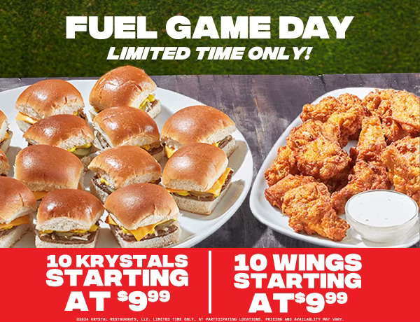 Score Big with Krystal’s Unbeatable Game Day Offers