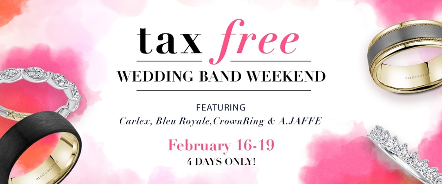 The Wedding Ring Shop’s Tax Free Wedding Band Weekend