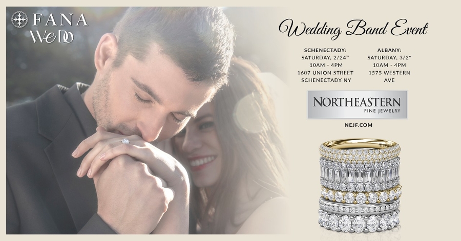 A Celebration of Union: 
Discover Your Perfect Match at Northeastern Fine Jewelry Wedding Band Trunk Show