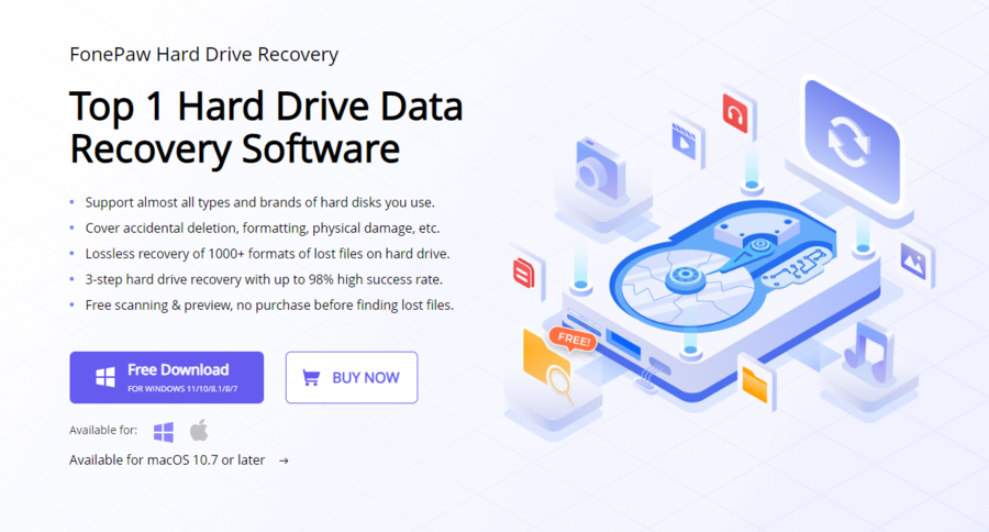 FonePaw Launches Revolutionary Data Recovery Software: FonePaw Hard Drive Recovery