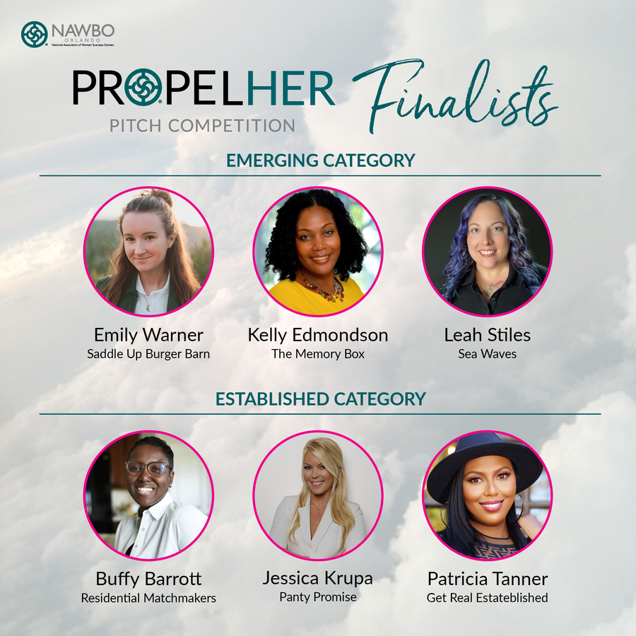 NAWBO Orlando Announces Finalists for the Prestigious PropelHER Pitch Competition at the Annual Take Flight Women’s Business Conference