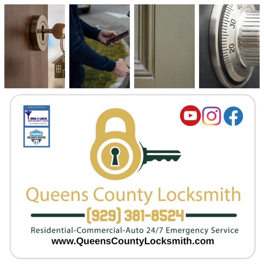 Queens County Locksmith: Your Trusted Partner for Comprehensive Locksmith, Garage Door & Exterior Door Solutions in the NYC metropolitan area and all of Nassau County Long Island